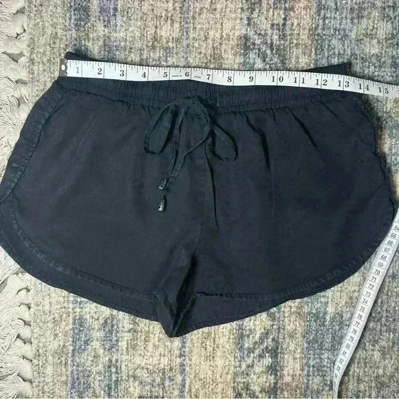 Lovestitch Women’s Shortie Black Shorts with Adjustable Tie Waist Size Small - Picture 6 of 9